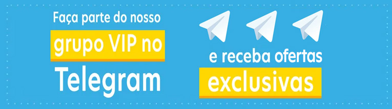 Junte-se a nós no Telegram, acompanhe nosso grupo no telegram e receba ofertas e cupons desconto com exclusividade