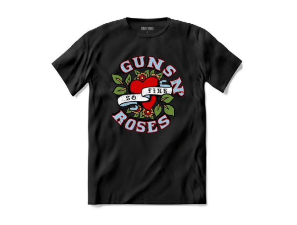 Promoção de Camiseta Guns N Roses – So Fine Crest Tee