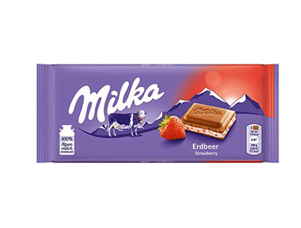 Promoção de Chocolate Milka Strawberry Yoghurt a 100g