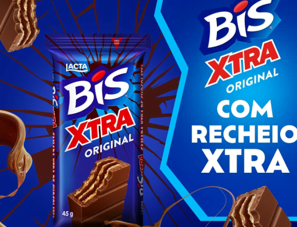 Promoção de Chocolate ao Leite Bis Xtra 45g