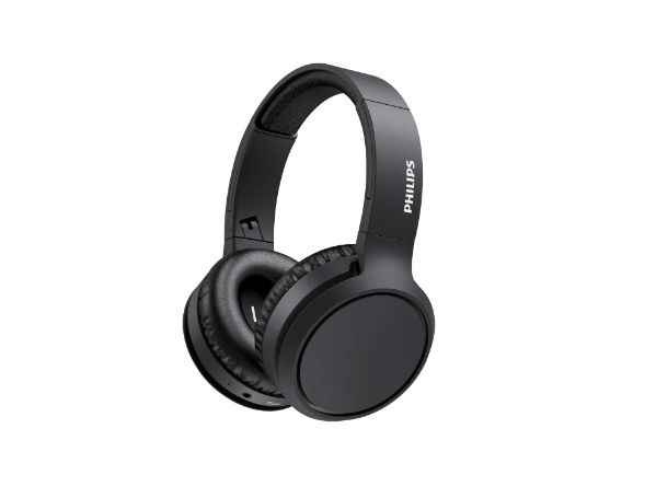 Promoção de Headphone Philips bluetooth over-ear com microfone, reforço de graves e energia para 29 horas na cor preto TAH5205BK/00
