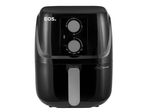 Promoção de Fritadeira Sem Óleo Air Fryer EOS Chef Gourmet 3L Preta EAF30 110V