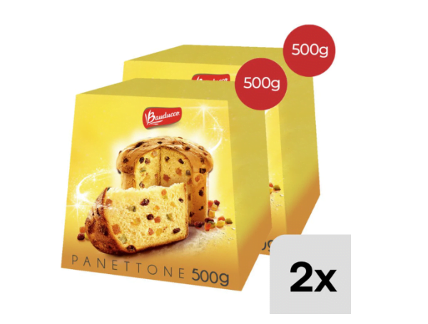 Promoção de Panettone Bauducco 500g Kit com 2 unidades