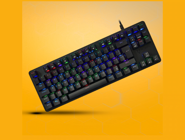 Promoção de Teclado Mecânico Gamer Husky Gaming Snow, TKL, RGB, Switch Outemu Red, PretoHGMO008