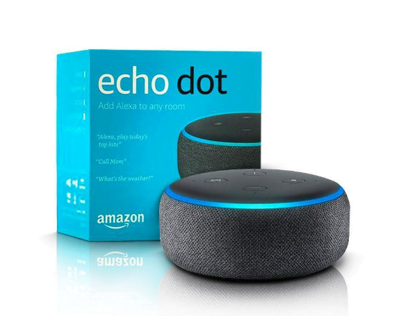 Promoção de Echo Dot 3ª Geração Smart Speaker  com Alexa Preto