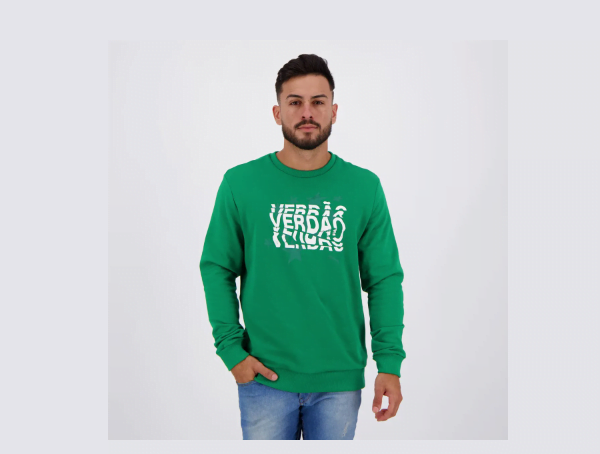 Promoção de Moletom Puma Palmeiras Graphic Verde