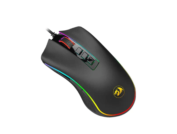 Promoção de Mouse Gamer Redragon Cobra Chroma RGB, 10000DPI, 7 Botões Preto