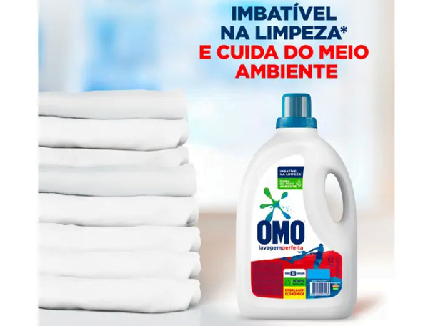 Promoção de Sabão Líquido Omo Lavagem Perfeita 5L