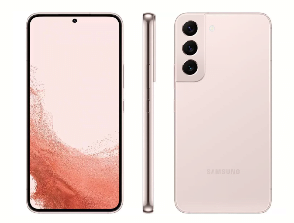Promoção de Smartphone Samsung Galaxy S22 128GB Rosé 5G 8GB – RAM Tela 6,1” Câm. Tripla + Selfie 10MP Snapdragon