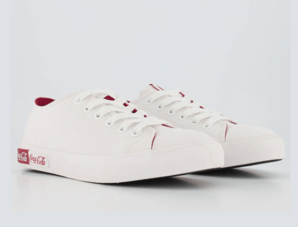 Promoção de Tênis Coca Cola Basket Blend Canvas Branco