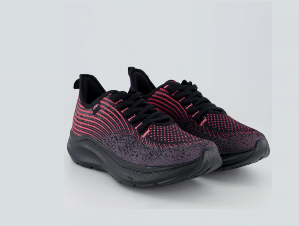Promoção de Tênis Olympikus Luna Feminino Preto e Rosa