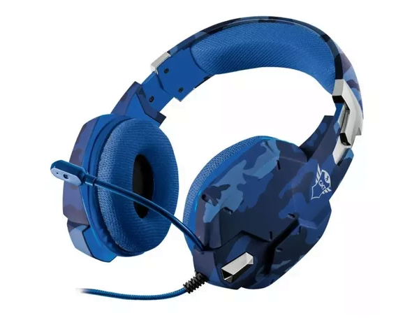 Promoção de Fone Headset Gamer Trust Gxt 322 Carus Blue 23249i Ps4 Xbox