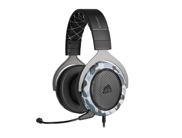 Promoção de Headset Gamer Corsair HS60 Haptic USB, Stereo com Grave Háptico, Drivers 50mm, Camuflado CA-9011225-NA