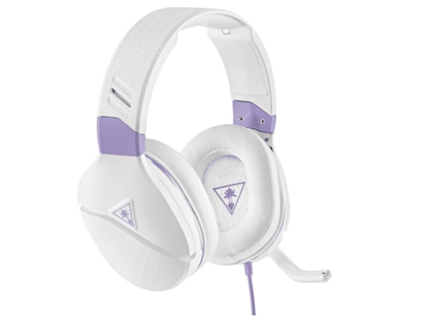 Promoção de Headset Gamer Recon Spark Branco E Lilás Turtle Beach