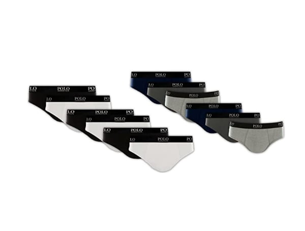 Promoção de Kit 12 Cuecas Slip Cotton Lycra Polo London Club P/M