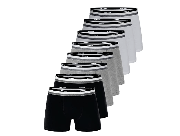 Promoção de Kit 8 Cuecas Boxer Algodão Duomo Masculino