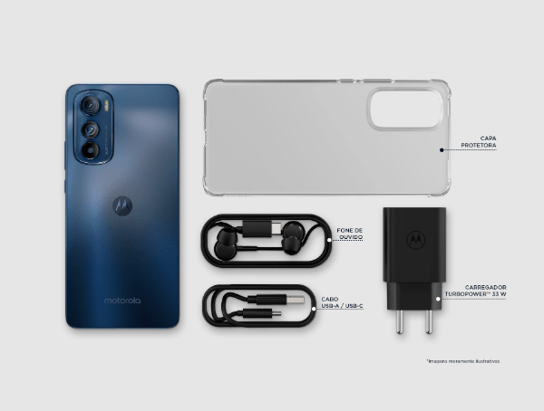 Promoção de Motorola Edge 30 256GB 5G – Octa-Core 8GB RAM 6,5” Câm. Tripla + Selfie 32MP