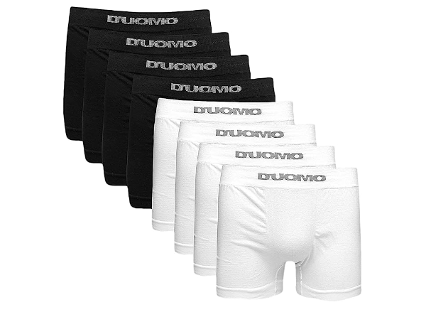 Promoção de Kit 8 Cuecas Boxer Algodão Duomo Masculino