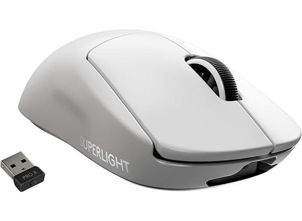 Mouse Gamer Logitech G PRO X SUPERLIGHT Sem Fio Branco