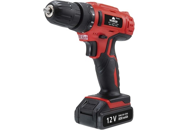 Promoção de Parafusadeira e Furadeira Worker PFW 012 Bivolt