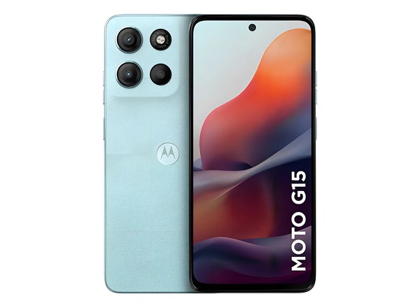Promoção de Smartphone Motorola Moto G15 128GB Azul Claro