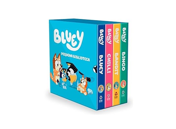 Bluey Pequena Biblioteca Box 4 Livrinhos