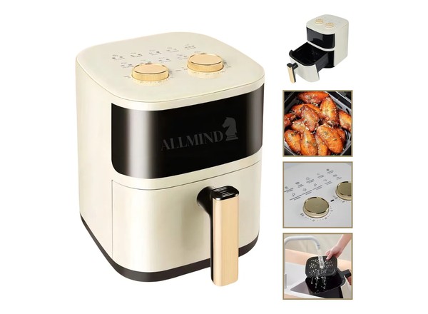 Fritadeira Air Fryer 3.1L Preta