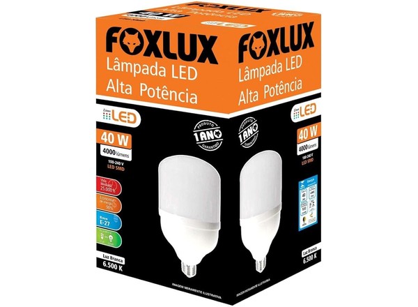 Lâmpada LED Foxlux 40W E27 Bivolt