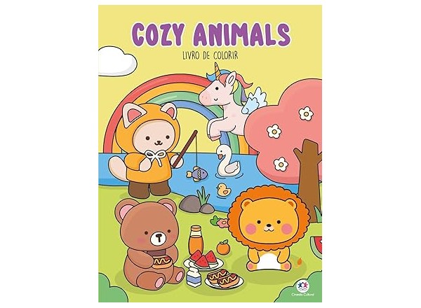 Livro de Colorir Cozy Animals