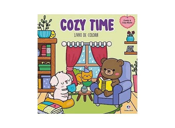Livro de Colorir Cozy Time
