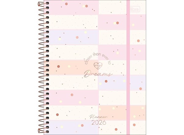 Planner Espiral Tilibra Soho 2026 Retângulos